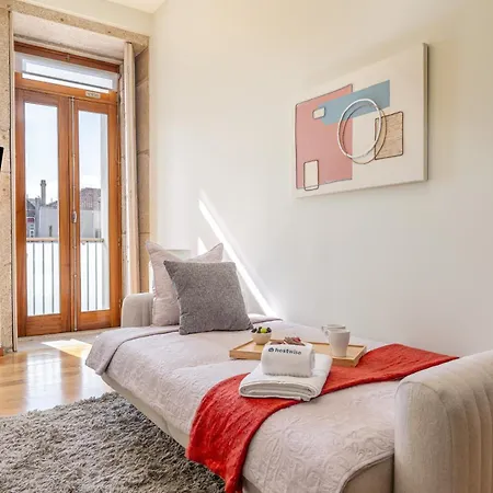 Hostwise - Stylish Flat With Balcony * ポルト
